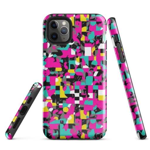 Pink Circuitry on a Tough Case for iPhone®