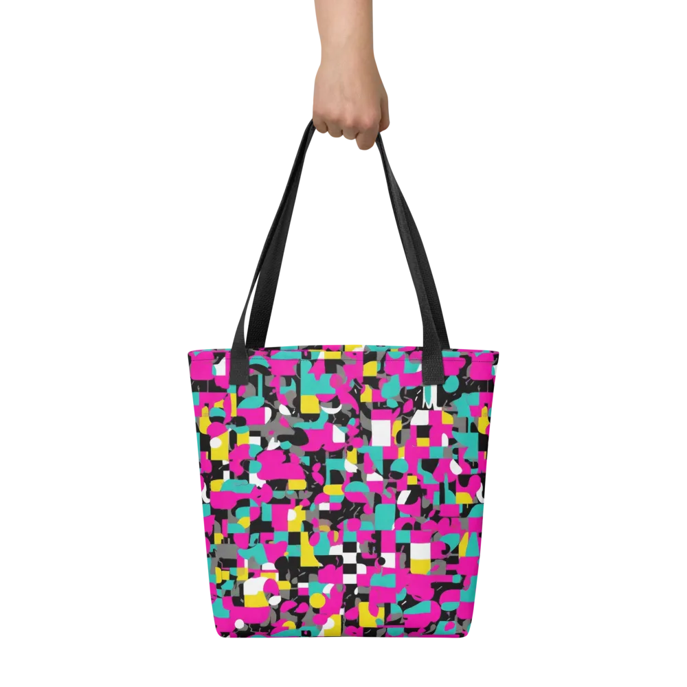 Pink Circuitry on Tote Bag — Front