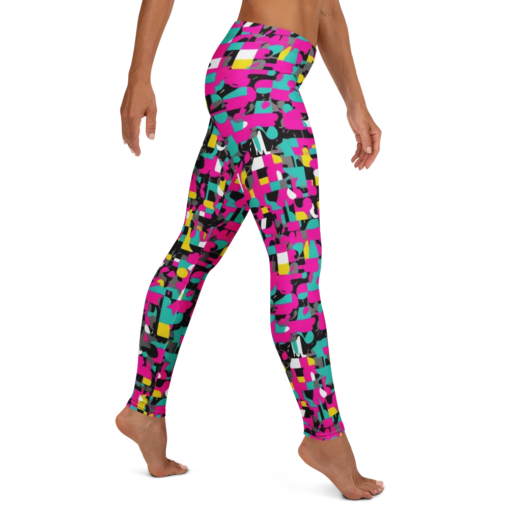 Pink Circuitry on Leggings — Right