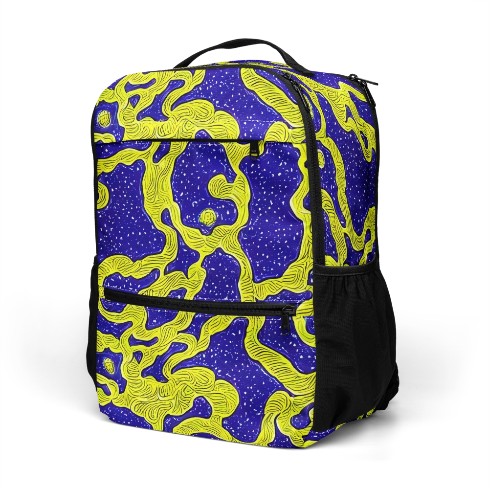 Sunlit Spiral on Utility Backpack — Left Front