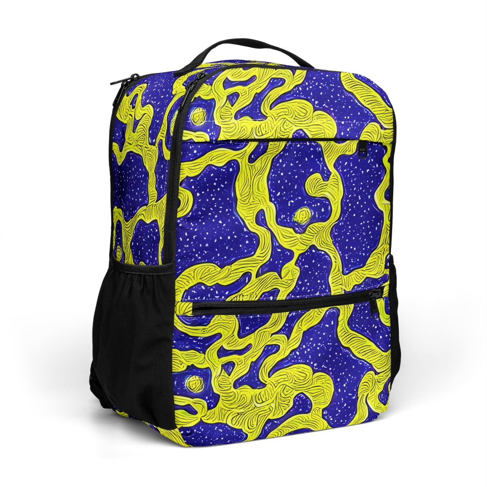 Sunlit Spiral on Utility Backpack — Right Front