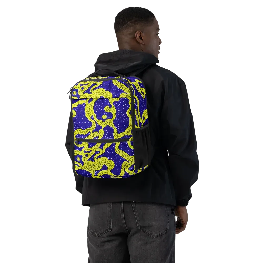 Sunlit Spiral on Utility Backpack — Back