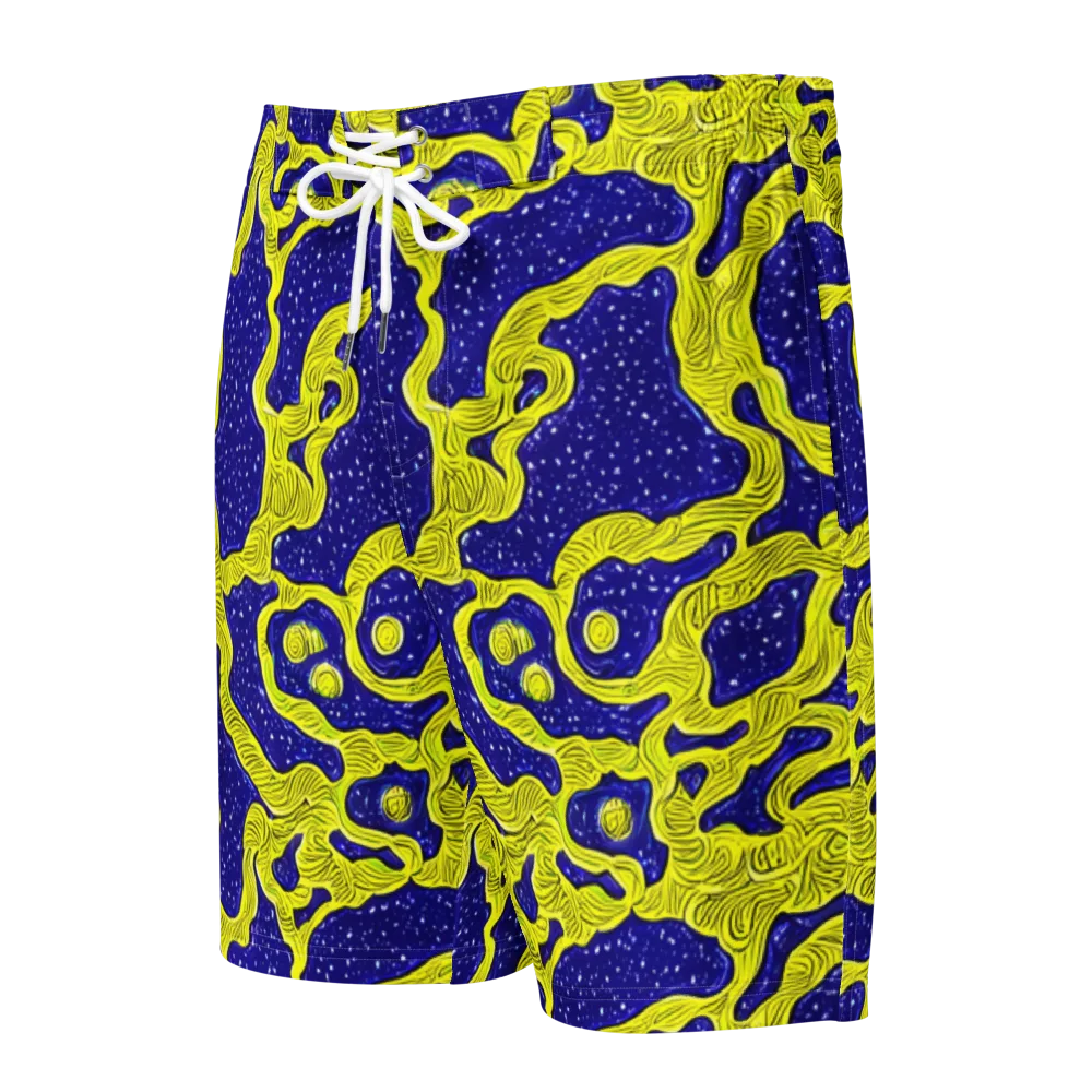 Sunlit Spiral on Men's Board Shorts — Front