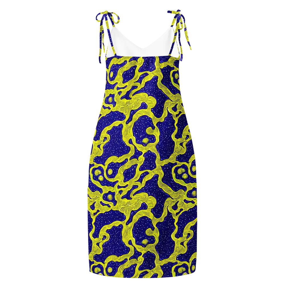 Sunlit Spiral on Slip Dress — Back