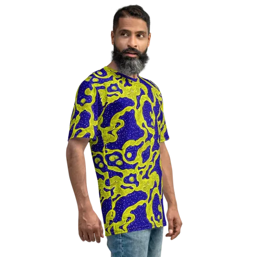 Sunlit Spiral on a Men's Crew Neck T-Shirt