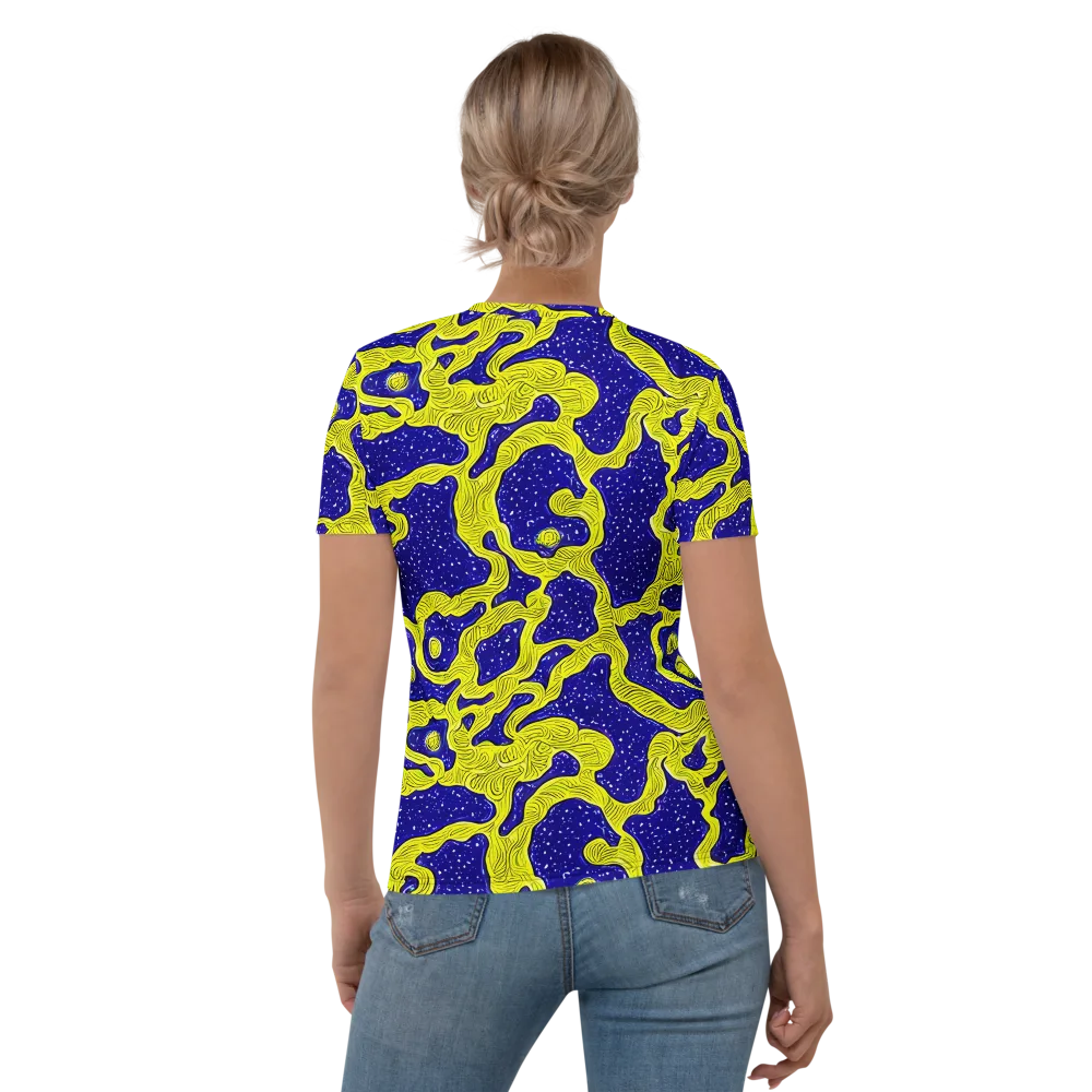 Sunlit Spiral on Women's Crew Neck T-Shirt — Back
