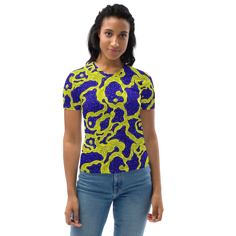 Sunlit Spiral on Women's Crew Neck T-Shirt — Front