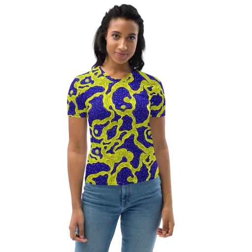 Sunlit Spiral on a Women's Crew Neck T-Shirt