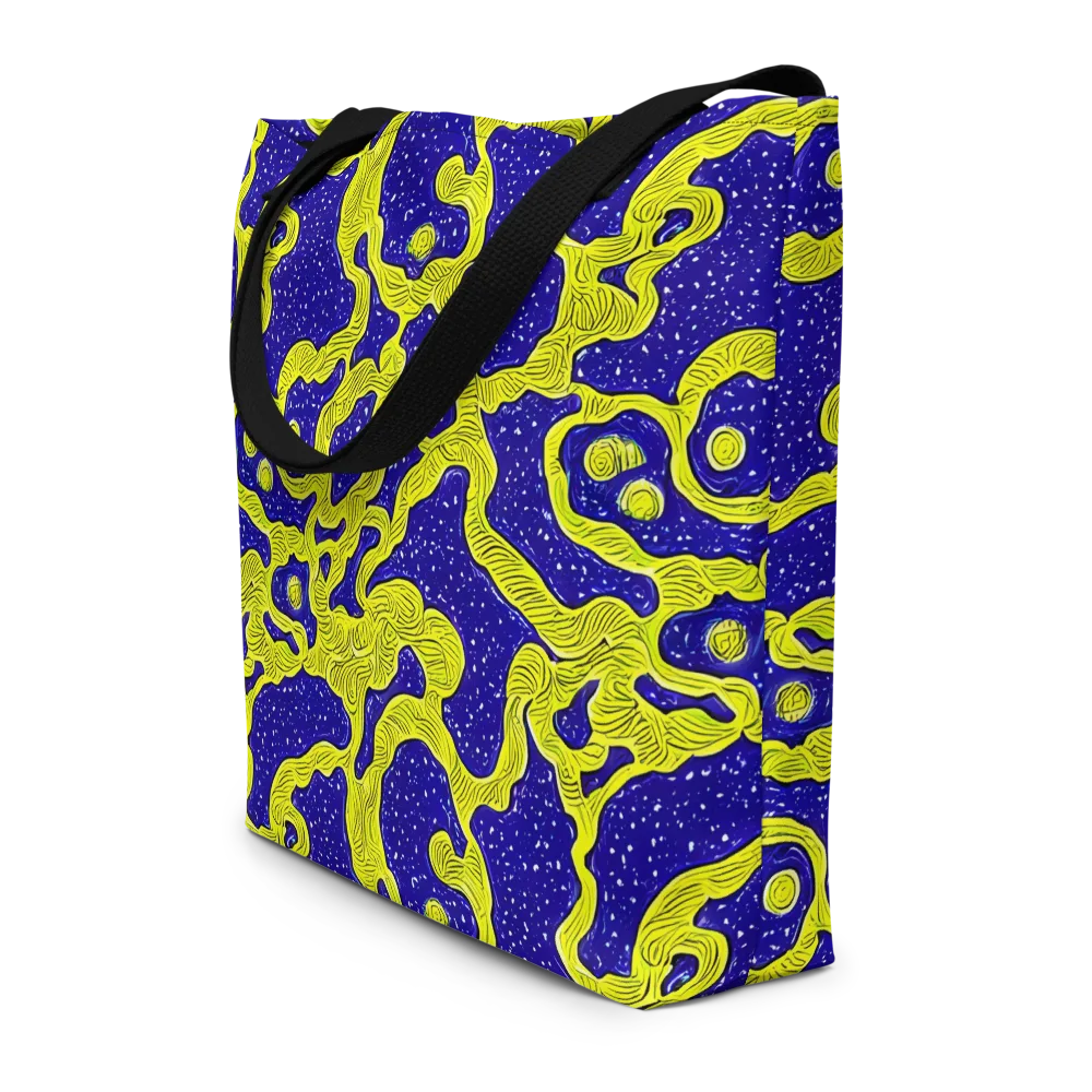Sunlit Spiral on Large Tote Bag W/ Pocket — Front