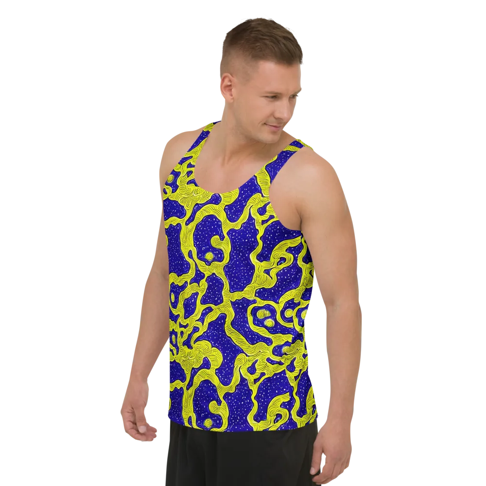 Sunlit Spiral on Men's Tank Top — Left Front