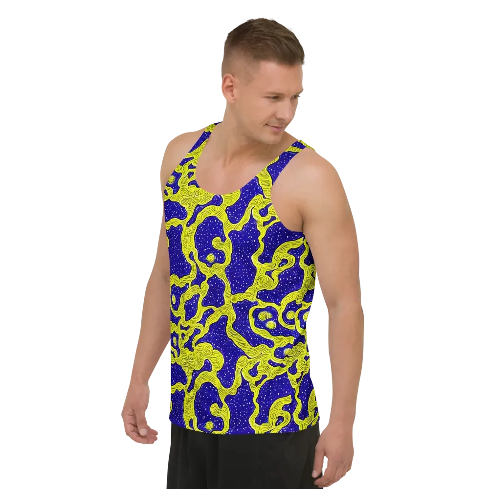 Sunlit Spiral on Men's Tank Top — Left Front