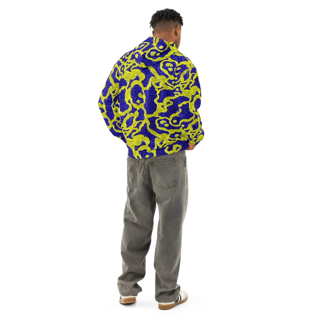 Sunlit Spiral on Cotton Hoodie — Back