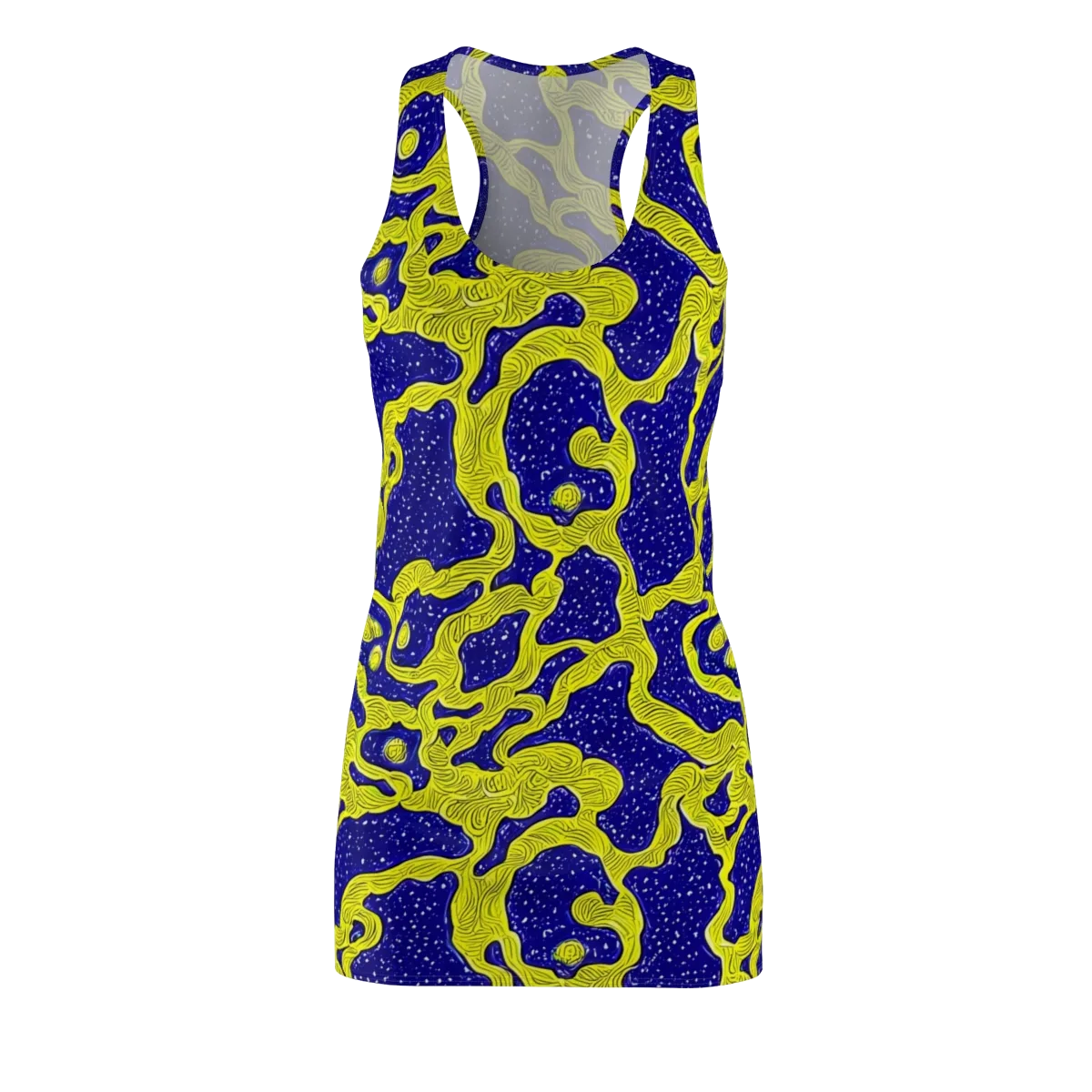 Sunlit Spiral on Racerback Dress — Front