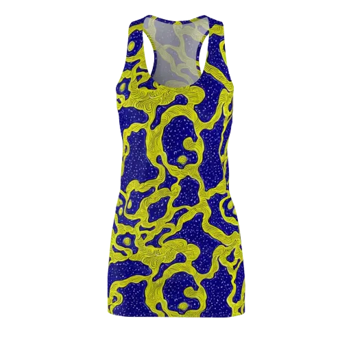 Sunlit Spiral on a Racerback Dress
