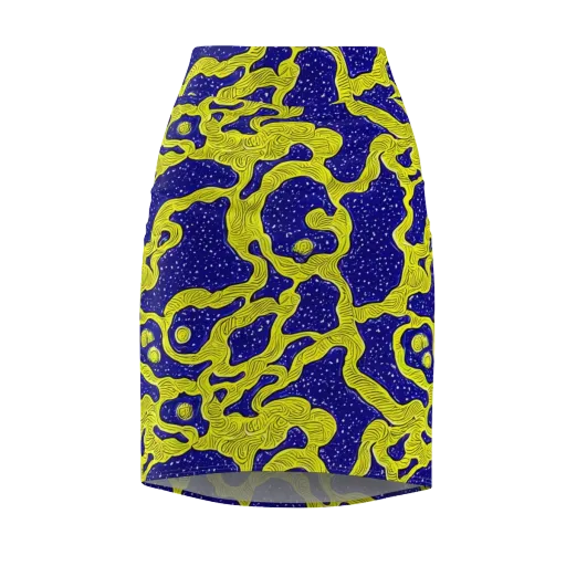 Sunlit Spiral on a Pencil Skirt