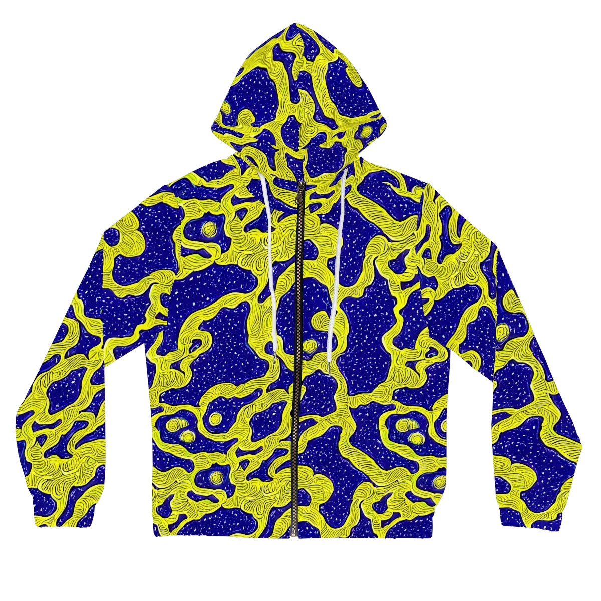Sunlit Spiral on Women's Full-Zip Hoodie — Front