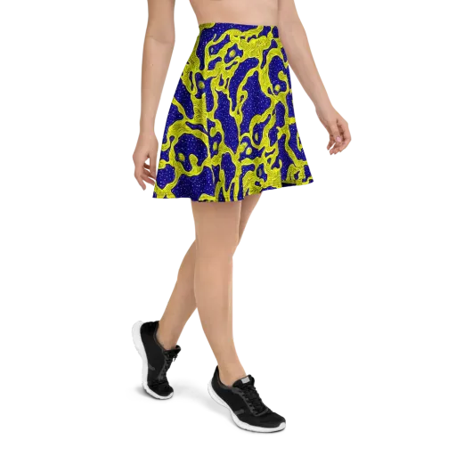 Sunlit Spiral on a Skater Skirt