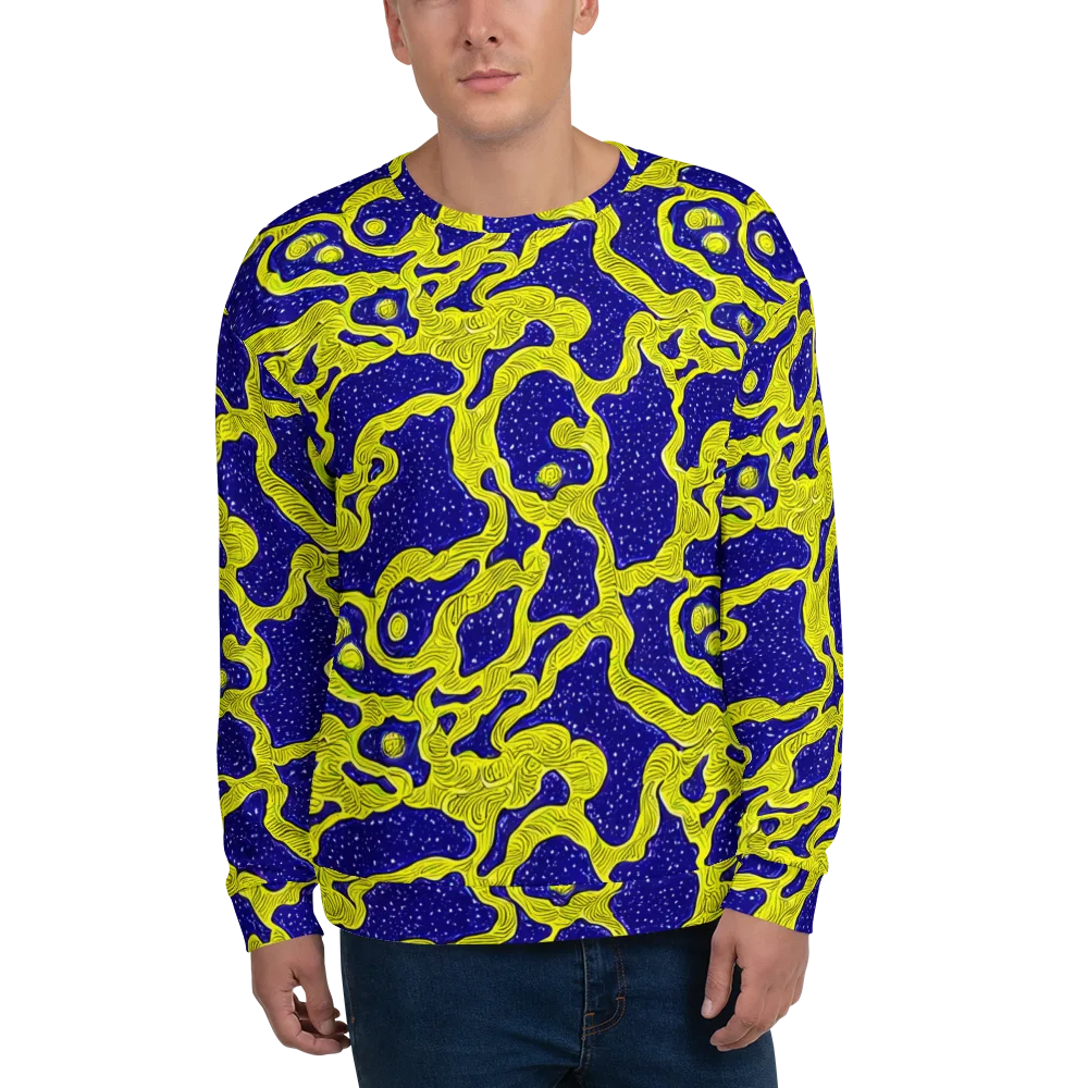Sunlit Spiral on Sweatshirt — Front