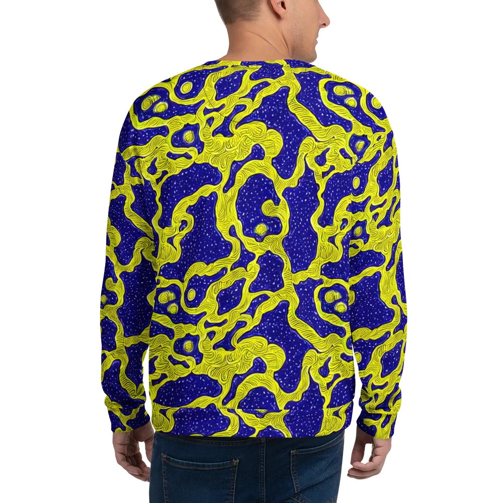 Sunlit Spiral on Sweatshirt — Back