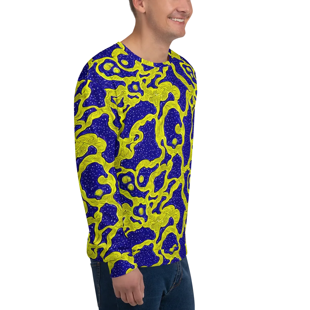 Sunlit Spiral on Sweatshirt — Right Front