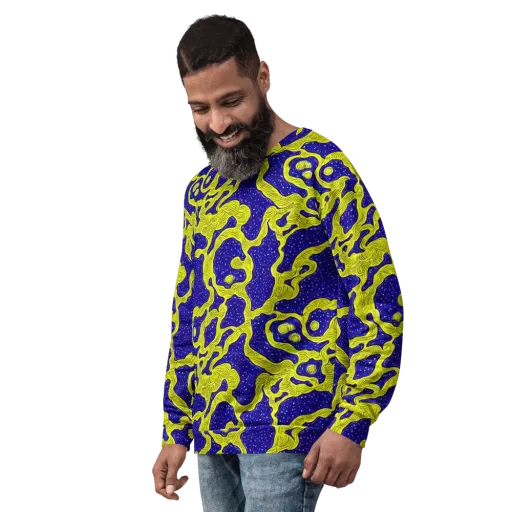 Sunlit Spiral on a Sweatshirt
