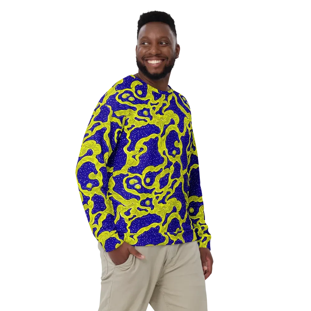 Sunlit Spiral on Sweatshirt — Front
