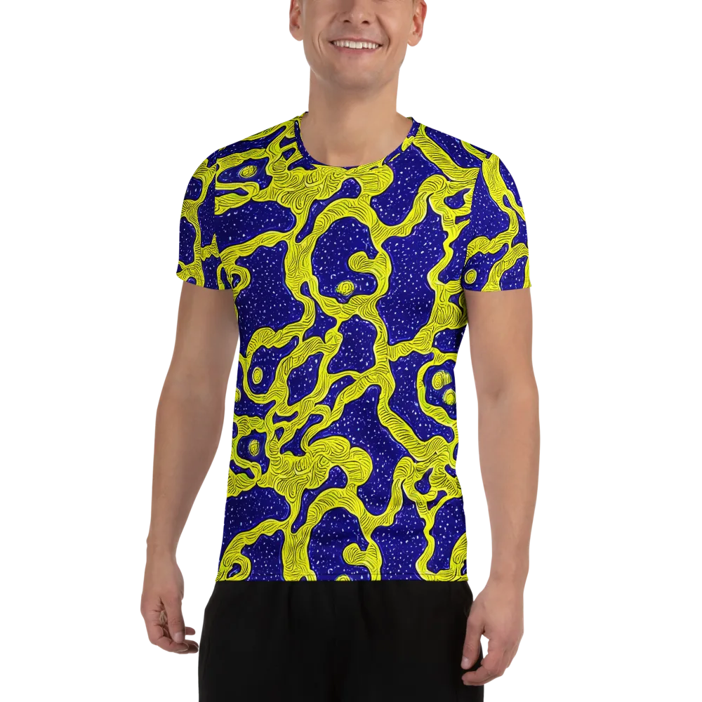 Sunlit Spiral on Men's Athletic T-Shirt — Front