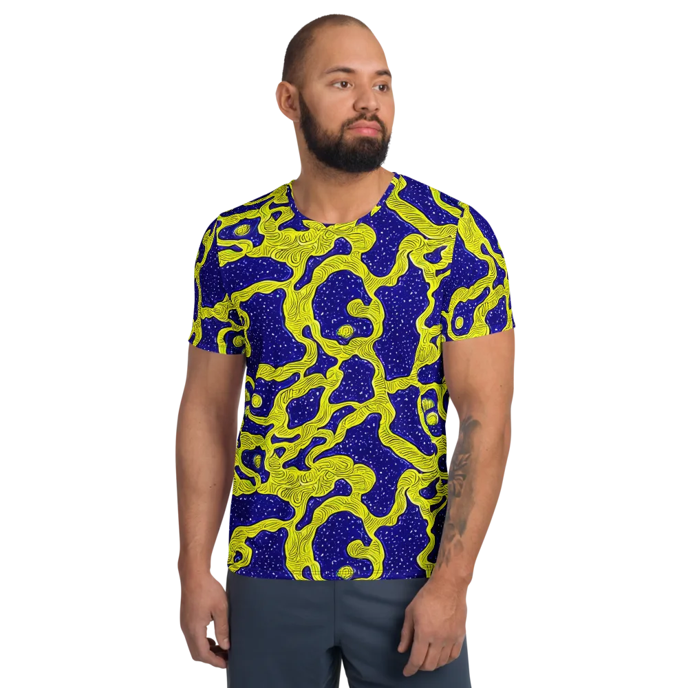 Sunlit Spiral on Men's Athletic T-Shirt — Front