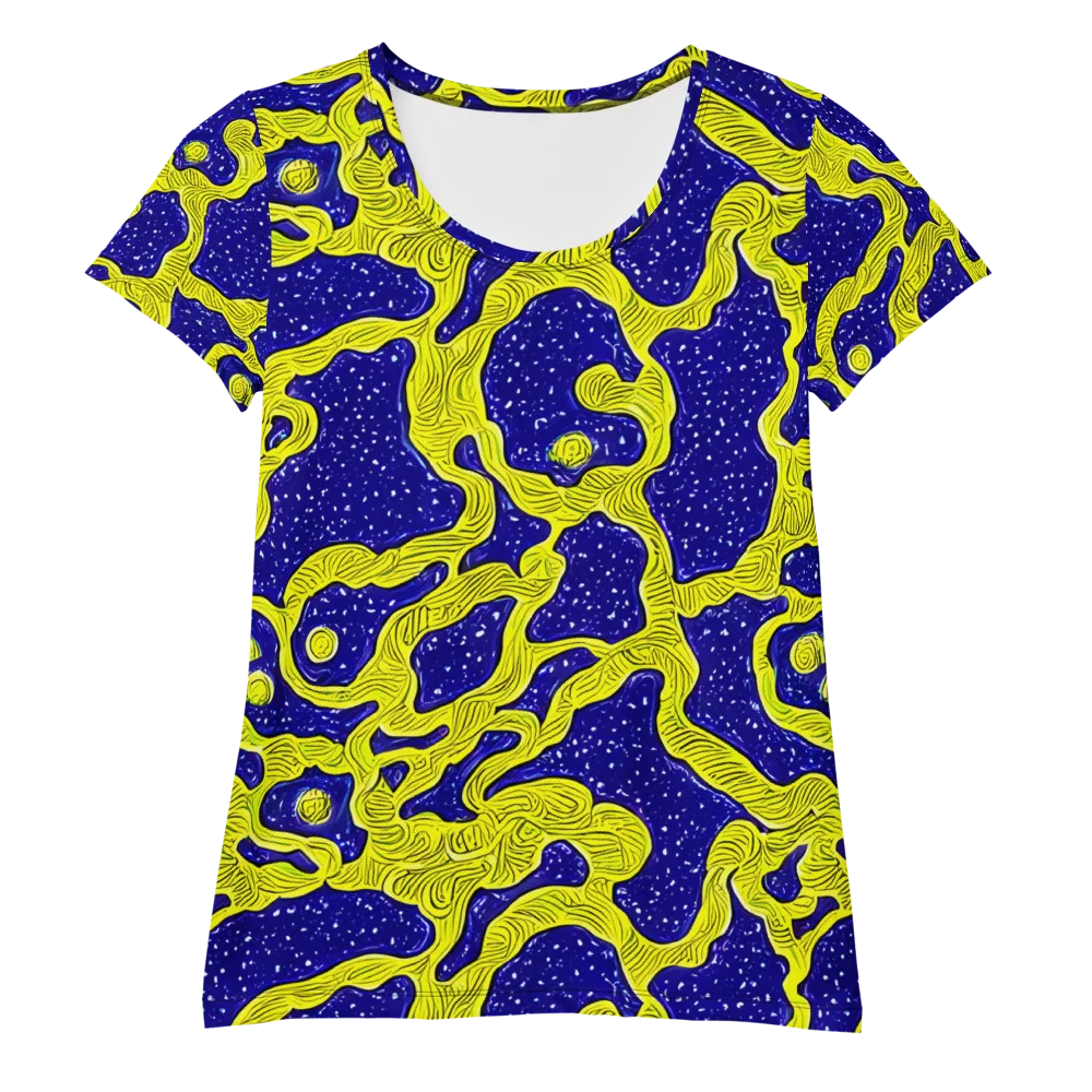 Sunlit Spiral on Women's Athletic T-Shirt — Front
