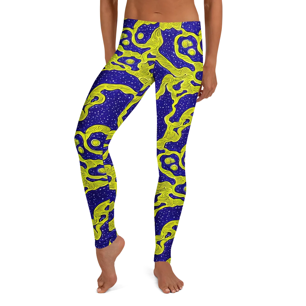 Sunlit Spiral on Leggings — Front