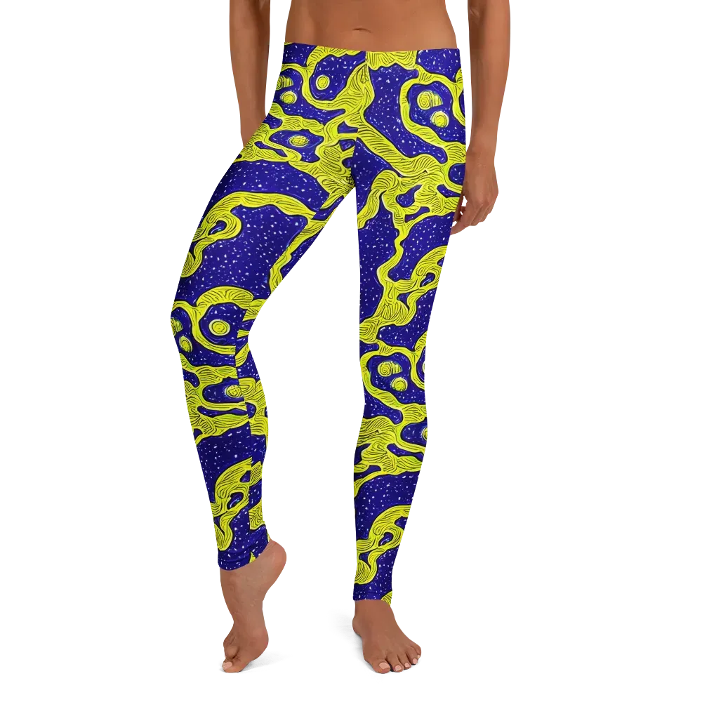 Sunlit Spiral on Leggings — Front