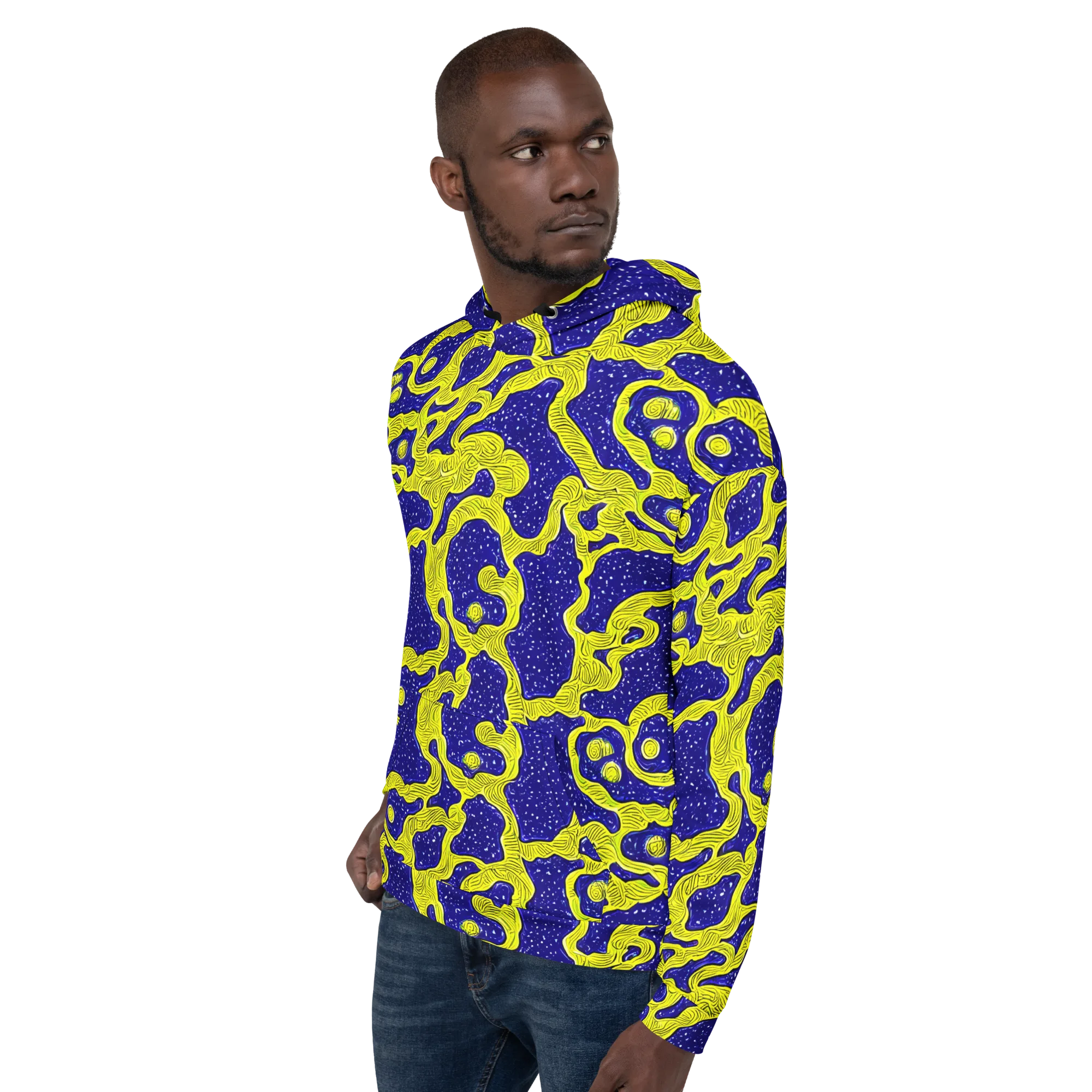 Sunlit Spiral on Hoodie — Left