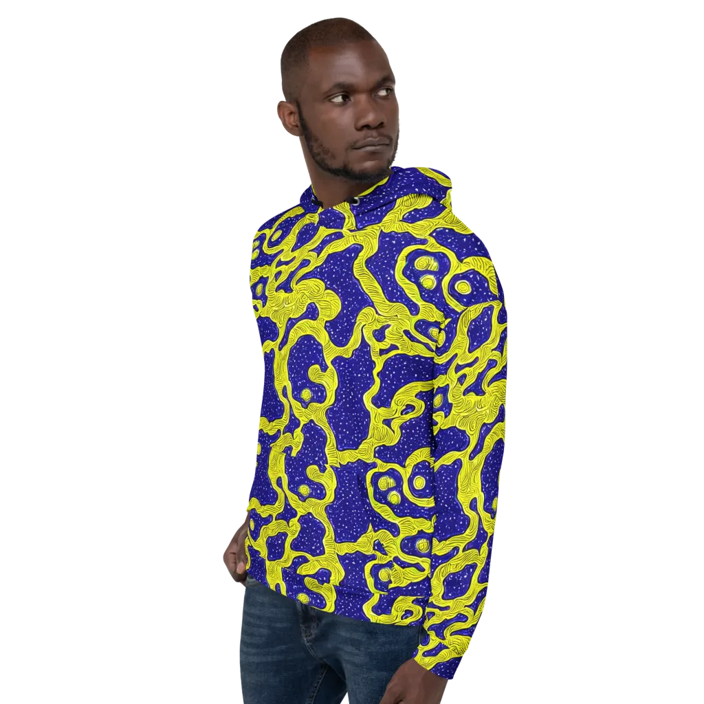 Sunlit Spiral on Hoodie — Left