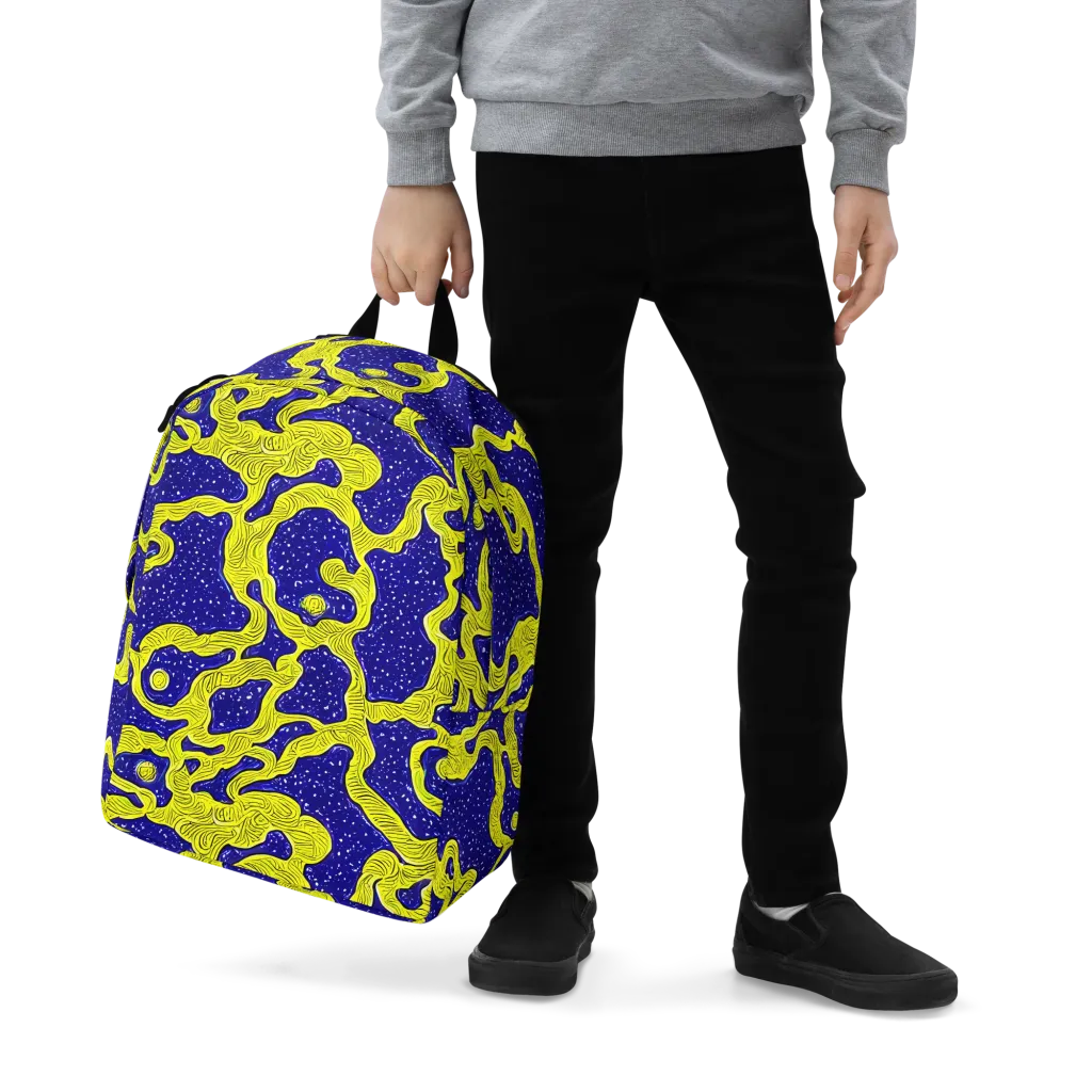 Sunlit Spiral on Minimalist Backpack — Zoomed-in