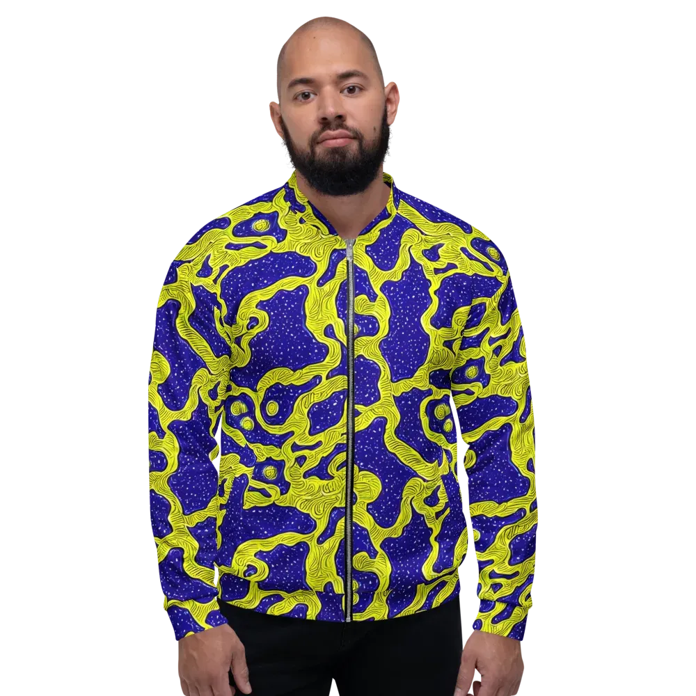Sunlit Spiral on Bomber Jacket — Front