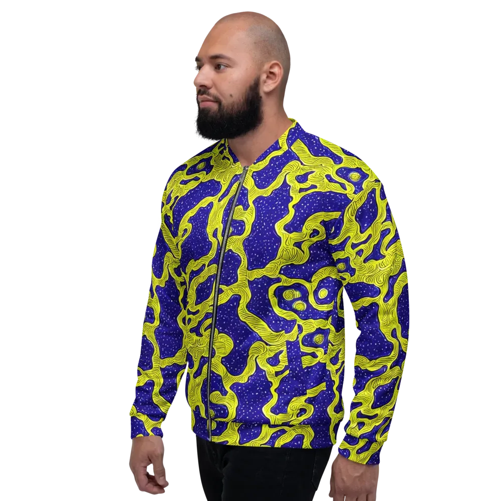 Sunlit Spiral on Bomber Jacket — Left