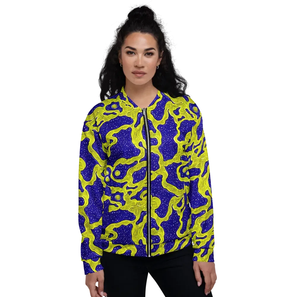 Sunlit Spiral on Bomber Jacket — Front