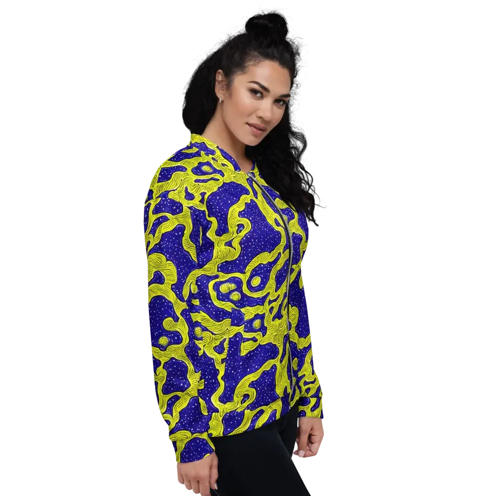 Sunlit Spiral on Bomber Jacket — Right
