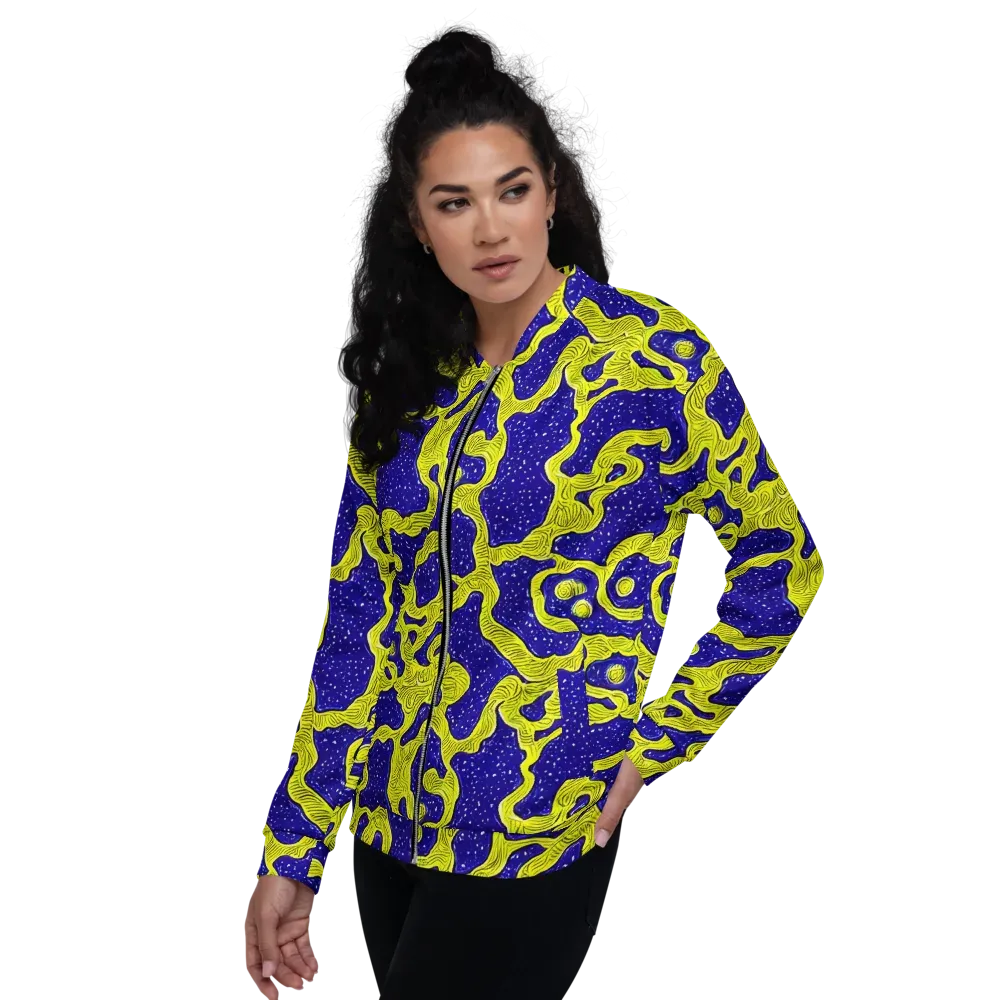 Sunlit Spiral on Bomber Jacket — Left