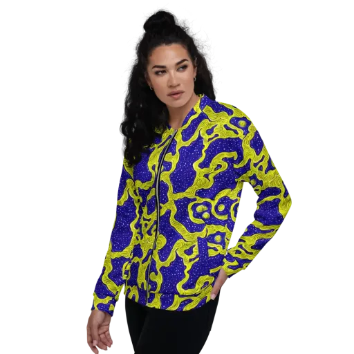 Sunlit Spiral on a Bomber Jacket