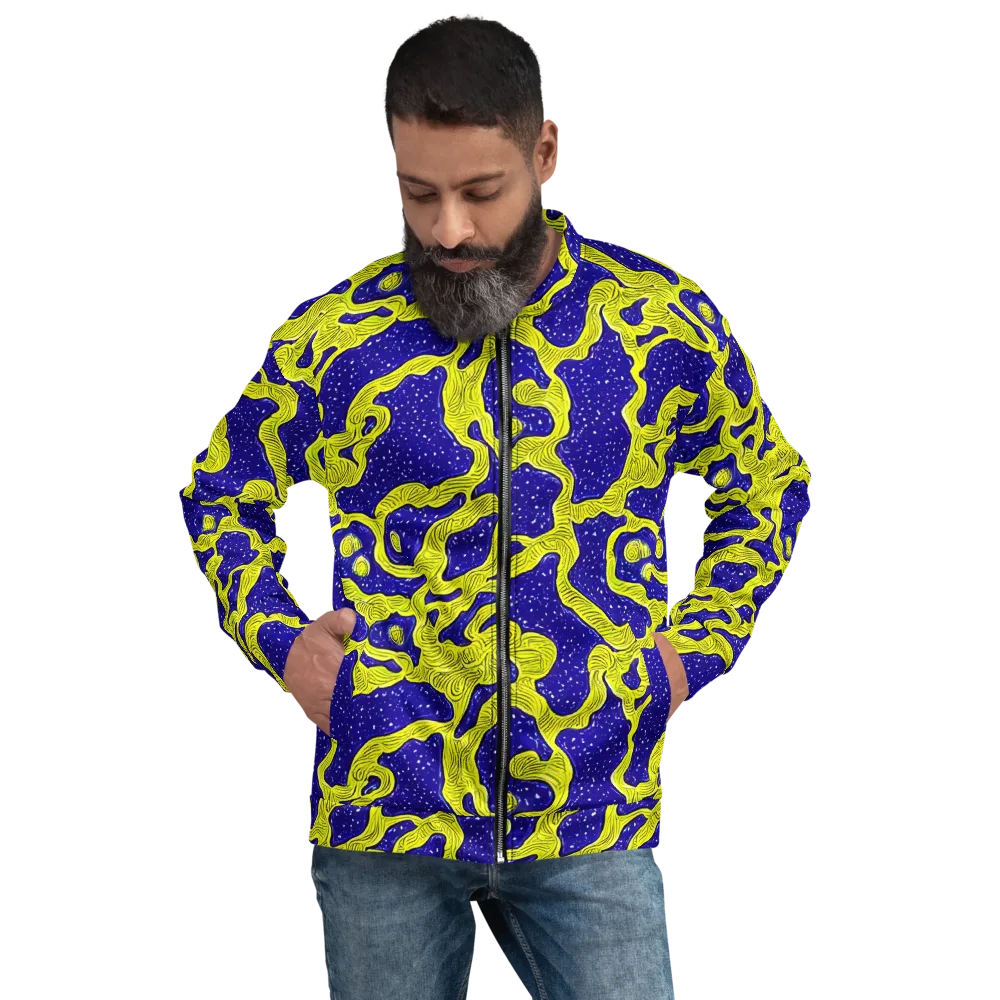 Sunlit Spiral on Bomber Jacket — Front