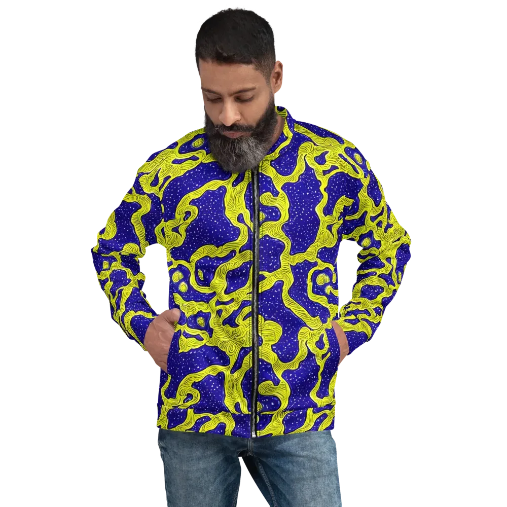 Sunlit Spiral on Bomber Jacket — Front