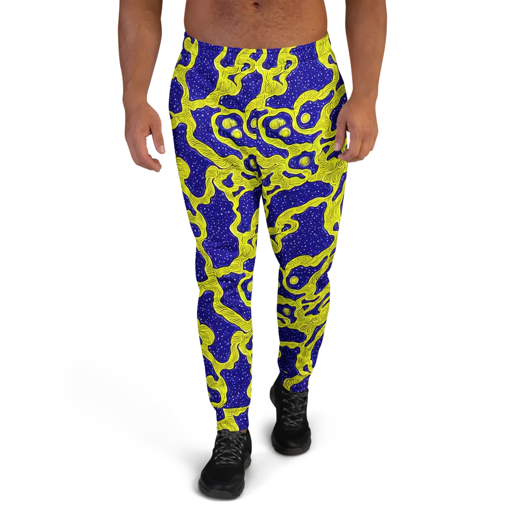 Sunlit Spiral on Men's Joggers — Front