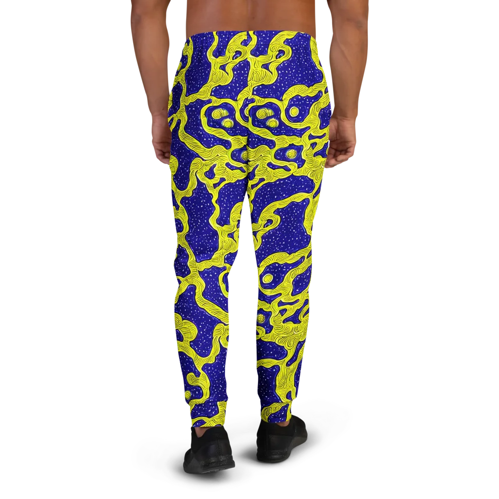 Sunlit Spiral on Men's Joggers — Back