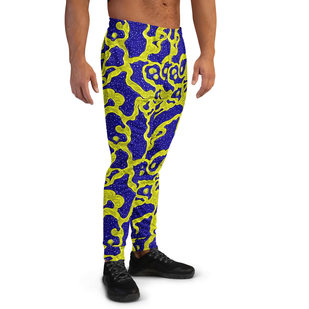 Sunlit Spiral on Men's Joggers — Right