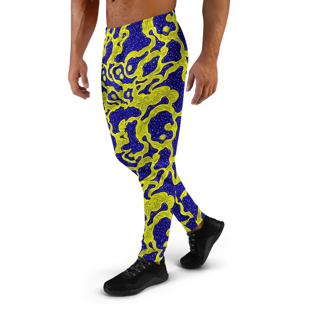 Sunlit Spiral on Men's Joggers — Left