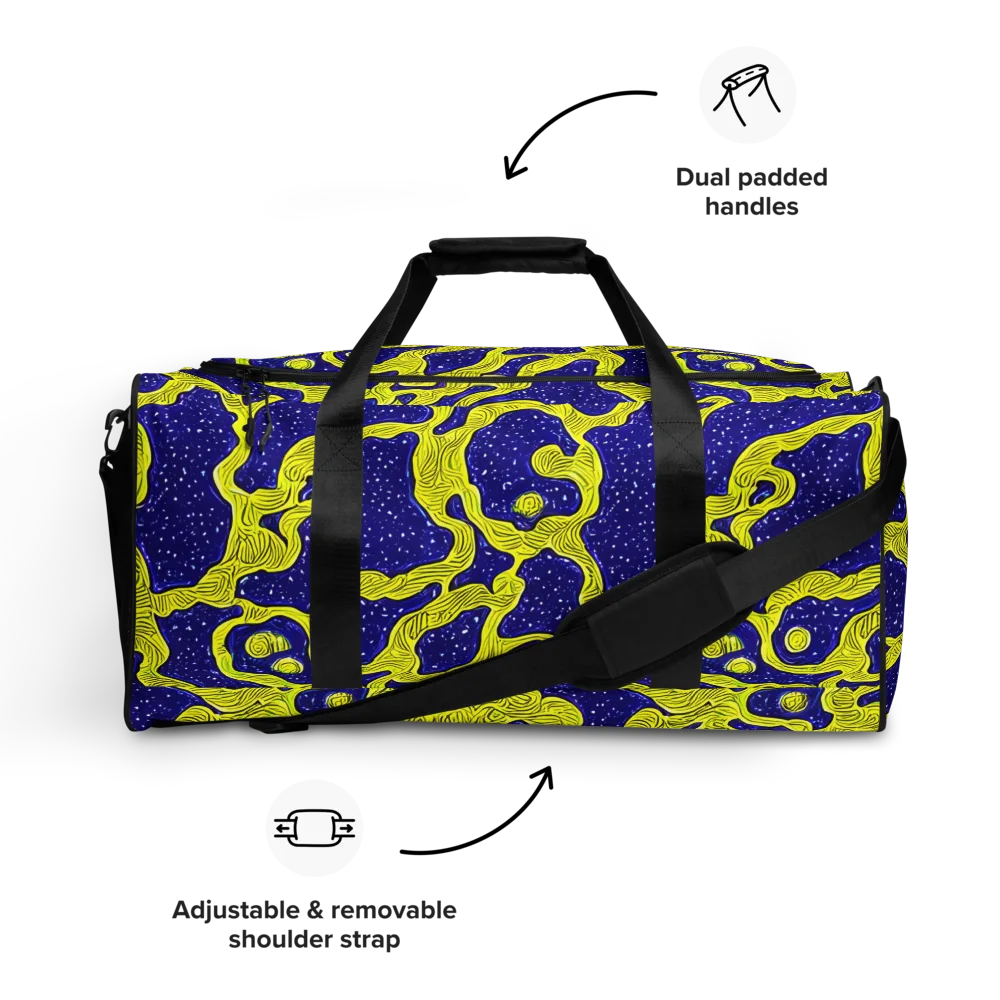 Sunlit Spiral on Duffle Bag — Front