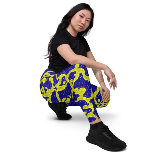 Sunlit Spiral on a Leggings with Pockets