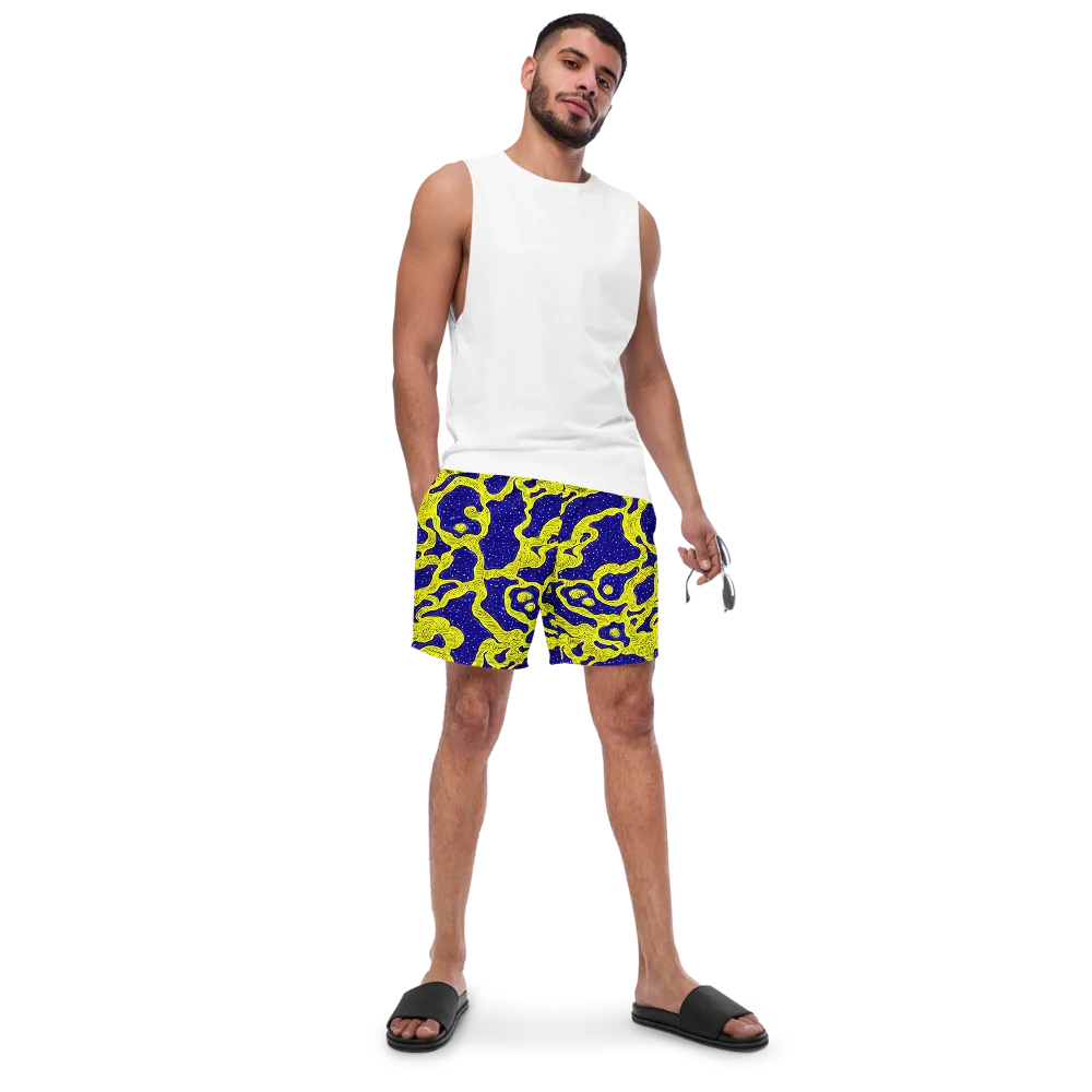 Sunlit Spiral on Swim Trunks — Front