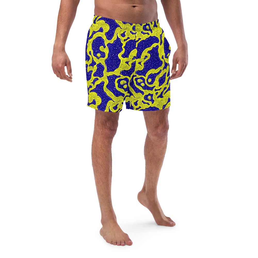 Sunlit Spiral on Swim Trunks — Front